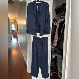 NWT Lunya silk pajamas set